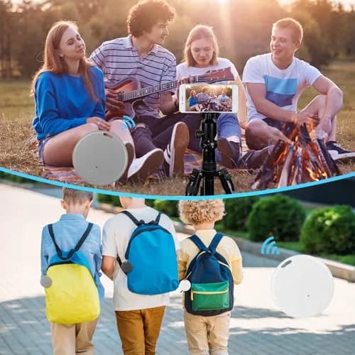 Konohan 5-Pack Item Finder Tag Locator 3.8cm Diameter | Bluetooth Tracker for Keys, Wallets, Bags, Pets thumbnail 6