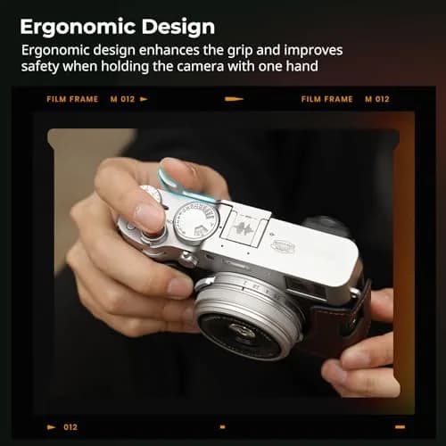 SMALLRIG Thumb Grip with Hot Shoe Cover for FUJIFILM X100VI/X100V (Silver) | Ergonomic Grip with Shutter Button thumbnail 5