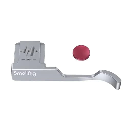 SMALLRIG Thumb Grip with Hot Shoe Cover for FUJIFILM X100VI/X100V (Silver) | Ergonomic Grip with Shutter Button thumbnail 1