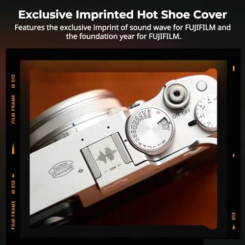 SMALLRIG Thumb Grip with Hot Shoe Cover for FUJIFILM X100VI/X100V (Silver) | Ergonomic Grip with Shutter Button thumbnail 2