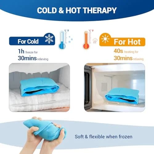 Comfytemp 33" Full Hand Wrist Ice Pack Wrap for Carpal Tunnel Relief | Reusable Cold & Heat Therapy thumbnail 7