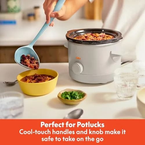 BELLA 1.5 Qt Slow Cooker with 3 Heat Manual Control | Ceramic Nonstick Coating & Dishwasher Safe thumbnail 4