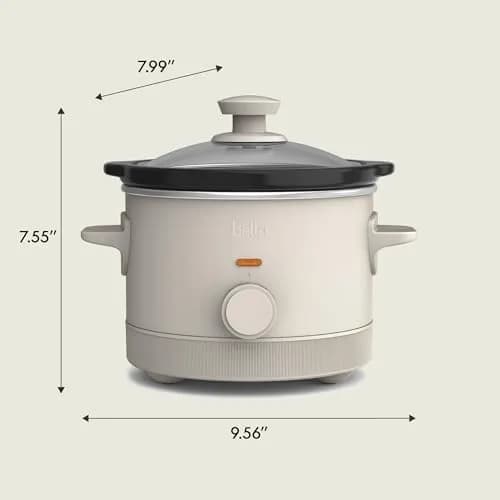 BELLA 1.5 Qt Slow Cooker with 3 Heat Manual Control | Ceramic Nonstick Coating & Dishwasher Safe thumbnail 7