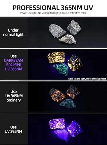 DARKBEAM UV Flashlight 365nm Black Light Woods Lamp | Portable Pet Urine & Currency Detector thumbnail 7