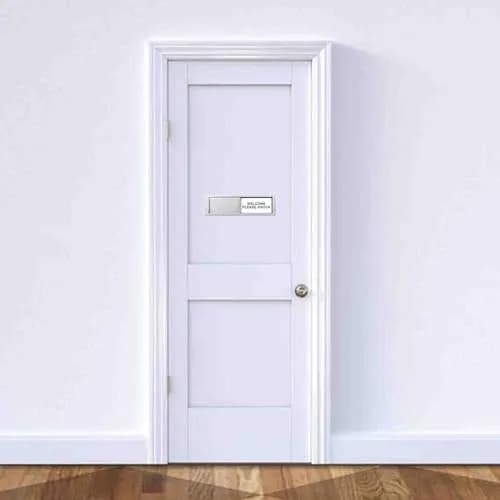 LoYinLo Do Not Disturb Sign 18cm x 5cm | Clear Privacy Indicator for Offices and Homes thumbnail 6