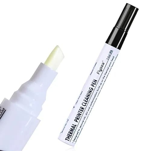 Deftun Thermal Print Head Cleaning Pens 12pcs (0.5in x 0.5in x 5.5in) | For Receipt, Shipping, Label, POS, Card Printers thumbnail 1
