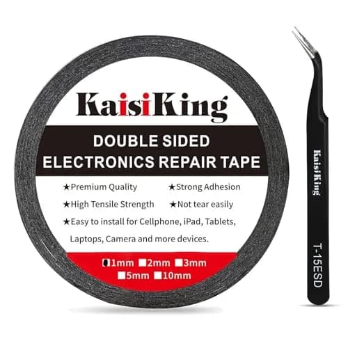 Kaisiking 1mm x 50M LCD Repair Tape Thin Double Sided Tape | Waterproof, Strong Adhesion, High Tensile (70-120 chars) thumbnail 1