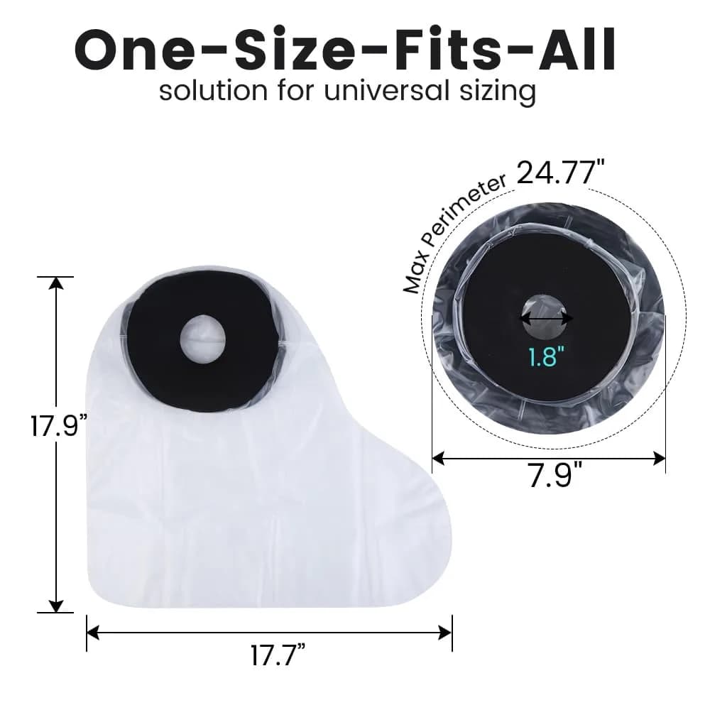 CIVJET Waterproof Leg Cast Cover for Showering, Short Leg (7.9" Diameter) | FDA Approved Orthopedic Brace - view 3