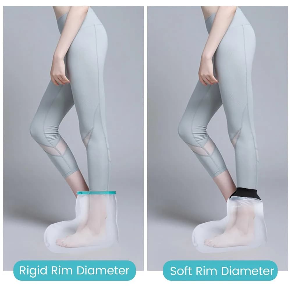 CIVJET Waterproof Leg Cast Cover for Showering, Short Leg (7.9" Diameter) | FDA Approved Orthopedic Brace - view 6