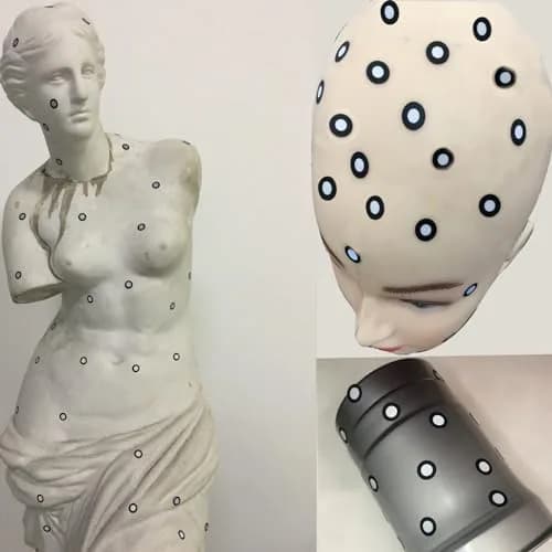 LEDGM 800 pcs 6mm Tracking Dots Reference Point Markers | For 3D Scanning & 3D Scanners thumbnail 7