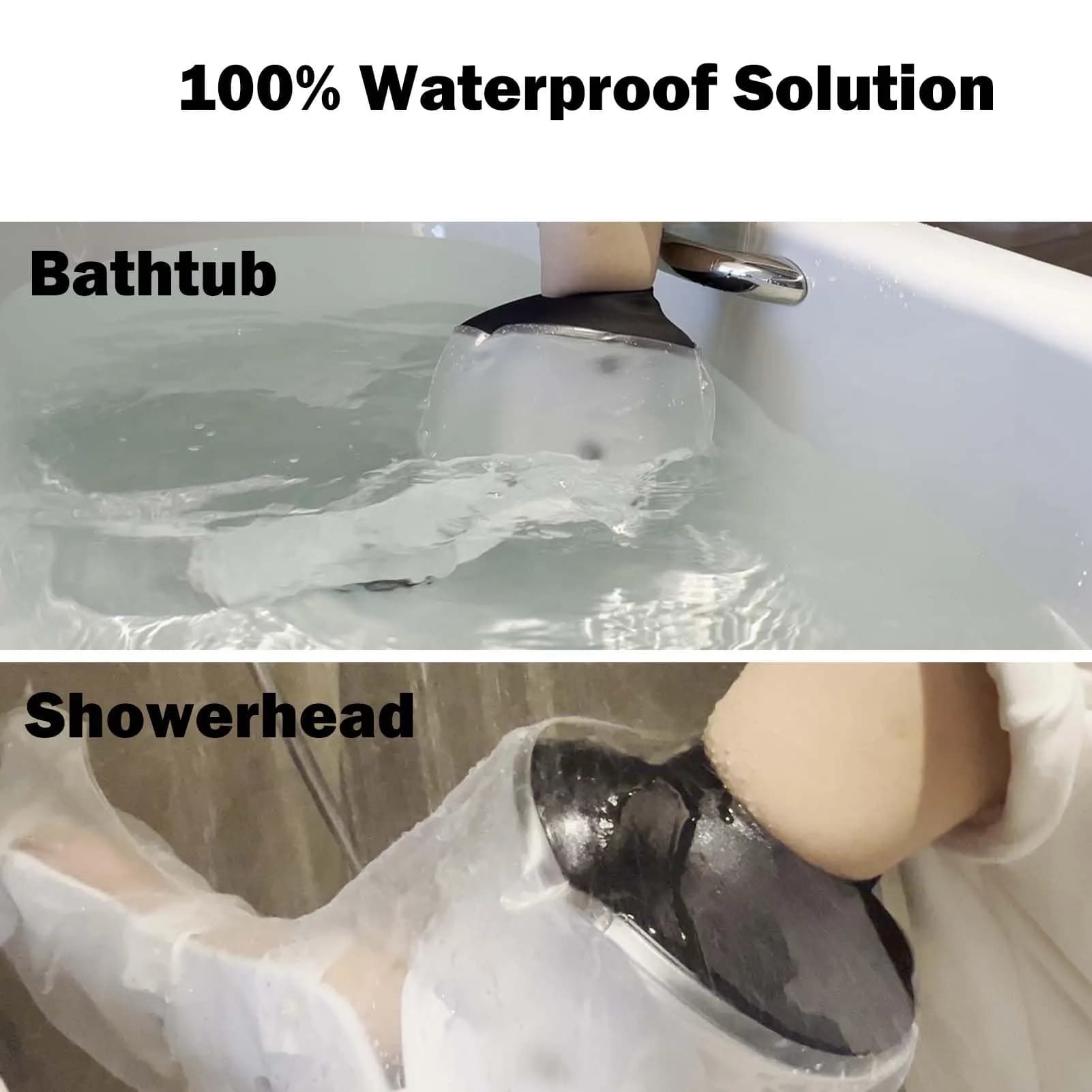 CIVJET Full Arm Cast Cover for Shower, Waterproof Cast Protector for Elbow, Upper Arm, Diameter 7.9" | FDA Approved Medical Grade Silicone - view 2