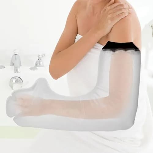 CIVJET Waterproof Arm Cast Cover for Showering - Extra Long Full Arm L (20cm Opening Diameter) | Medical Grade Silicone thumbnail 8