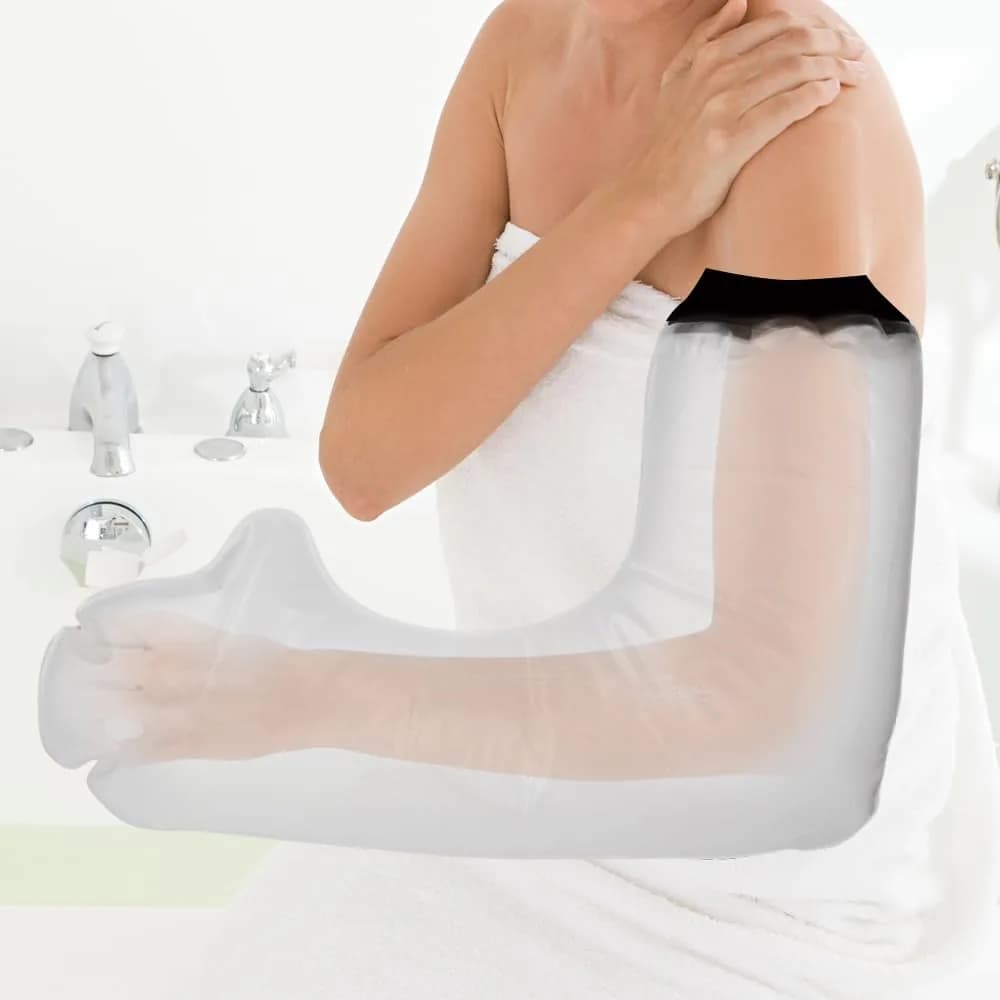 CIVJET Full Arm Cast Cover for Shower, Waterproof Cast Protector for Elbow, Upper Arm, Diameter 7.9" | FDA Approved Medical Grade Silicone - view 8