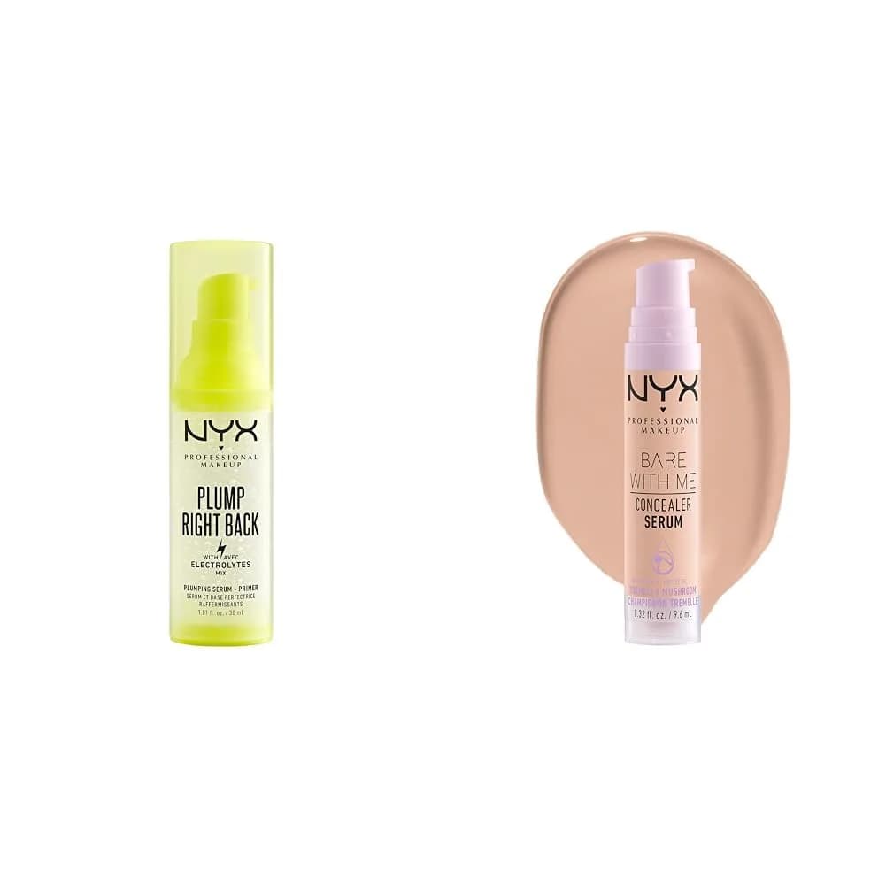 NYX PROFESSIONAL MAKEUP Plump Right Back Plumping Serum & Primer, 30ml (1.0 Fl Oz) | Hydrating, Vegan, All-Day Makeup Grip - main product image