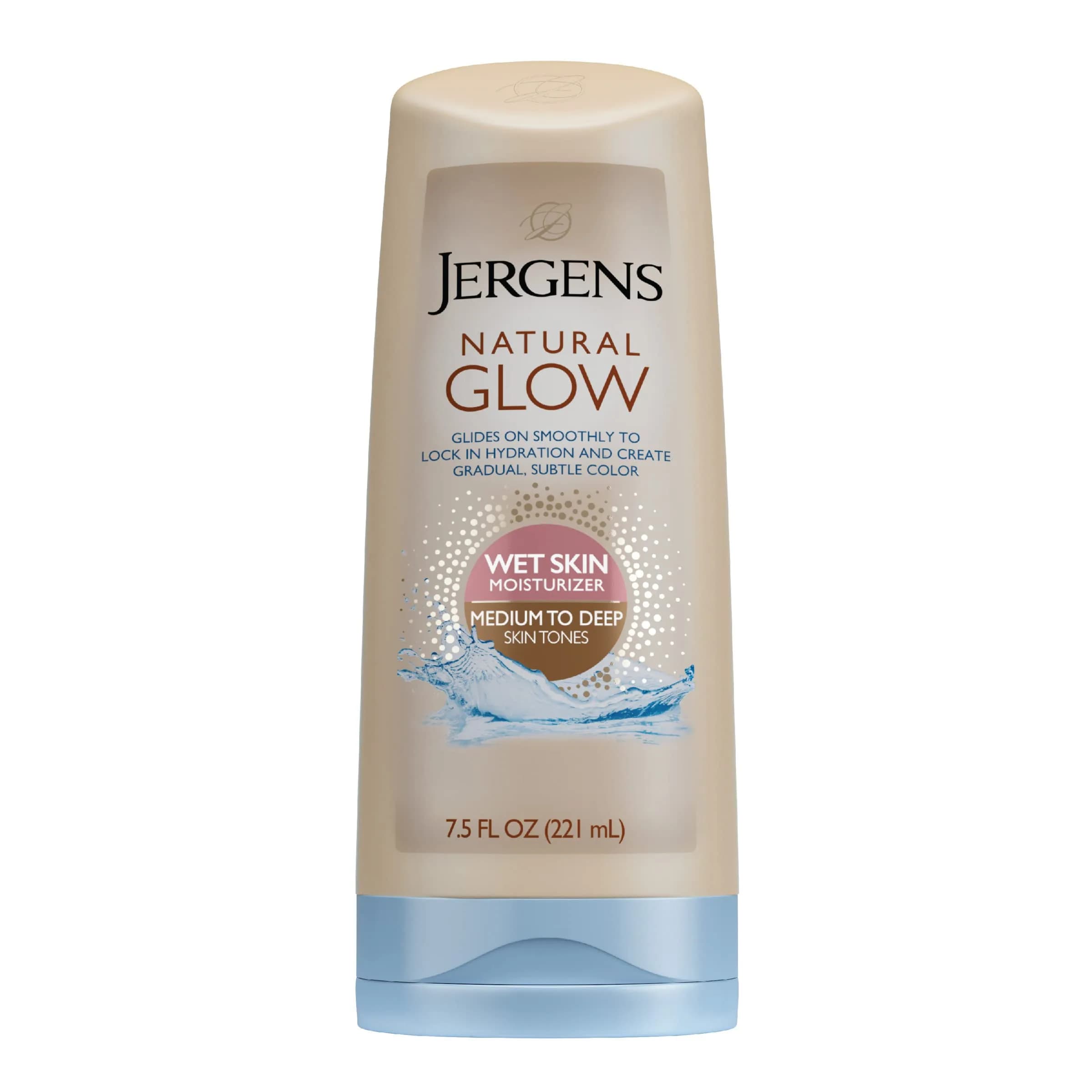Jergens Natural Glow In Shower Lotion & Instant Sun Body Mousse, Medium to Deep Skin Tone, 7.5 Fl Oz + 6 Oz | Streak-Free Fake Tan - view 2