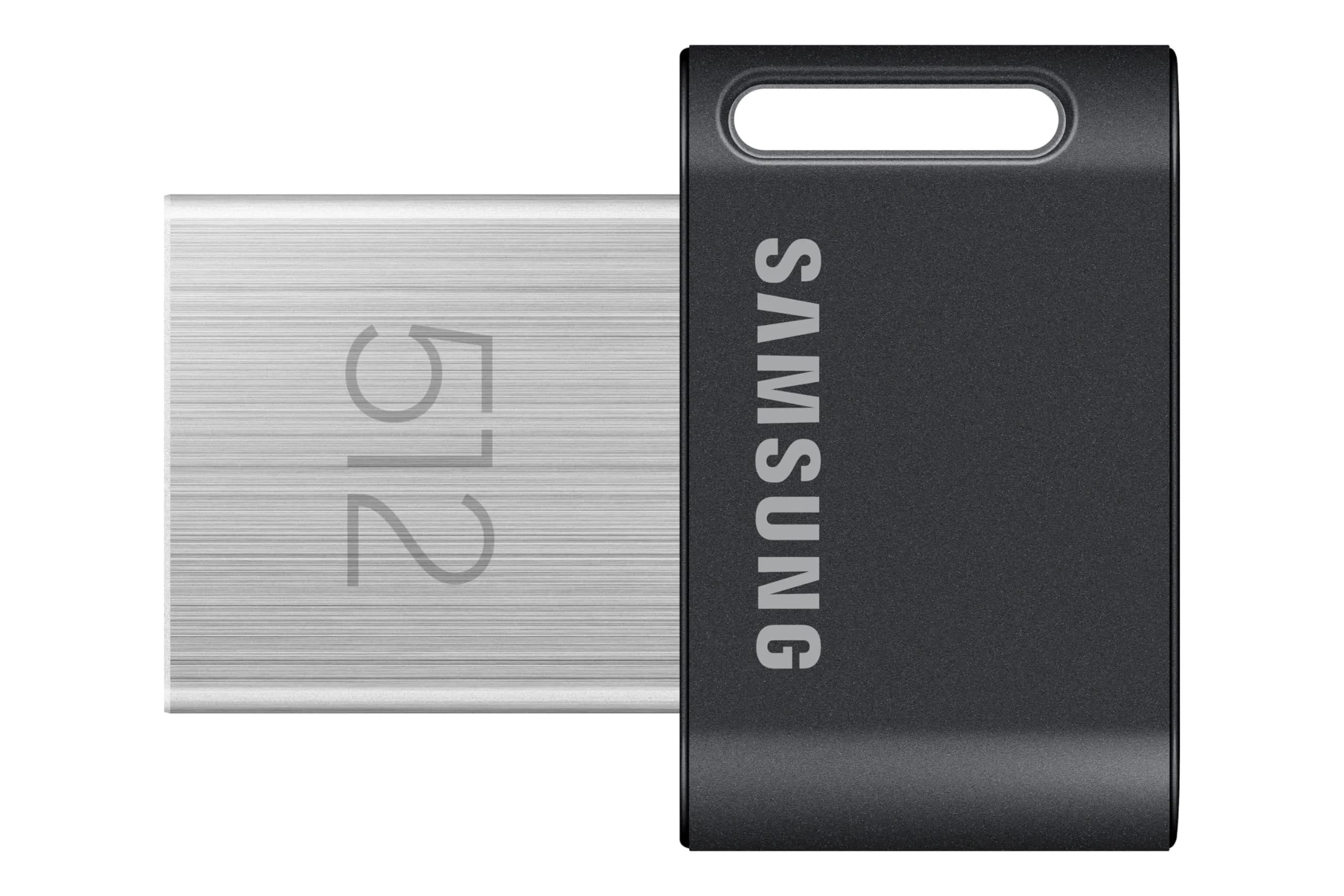Samsung FIT Plus 512GB USB 3.2 Flash Drive Gunmetal Gray | Seamless Fit, Fast Transfer