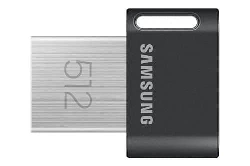 Samsung FIT Plus 512GB USB 3.2 Flash Drive Gunmetal Gray | Seamless Fit, Fast Transfer thumbnail 1