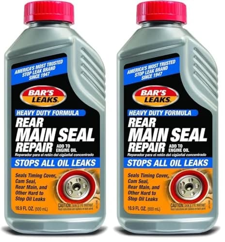 Bar's Leaks Rear Main Seal Repair Liquid 16.9 oz (338 oz Total) | Seals Oil Leaks in All Engines thumbnail 1