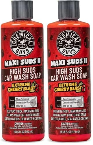 Chemical Guys Maxi-Suds II Foaming Car Wash Soap 946ml (32 fl oz) | Scratch-Free Shine for All Vehicles thumbnail 1