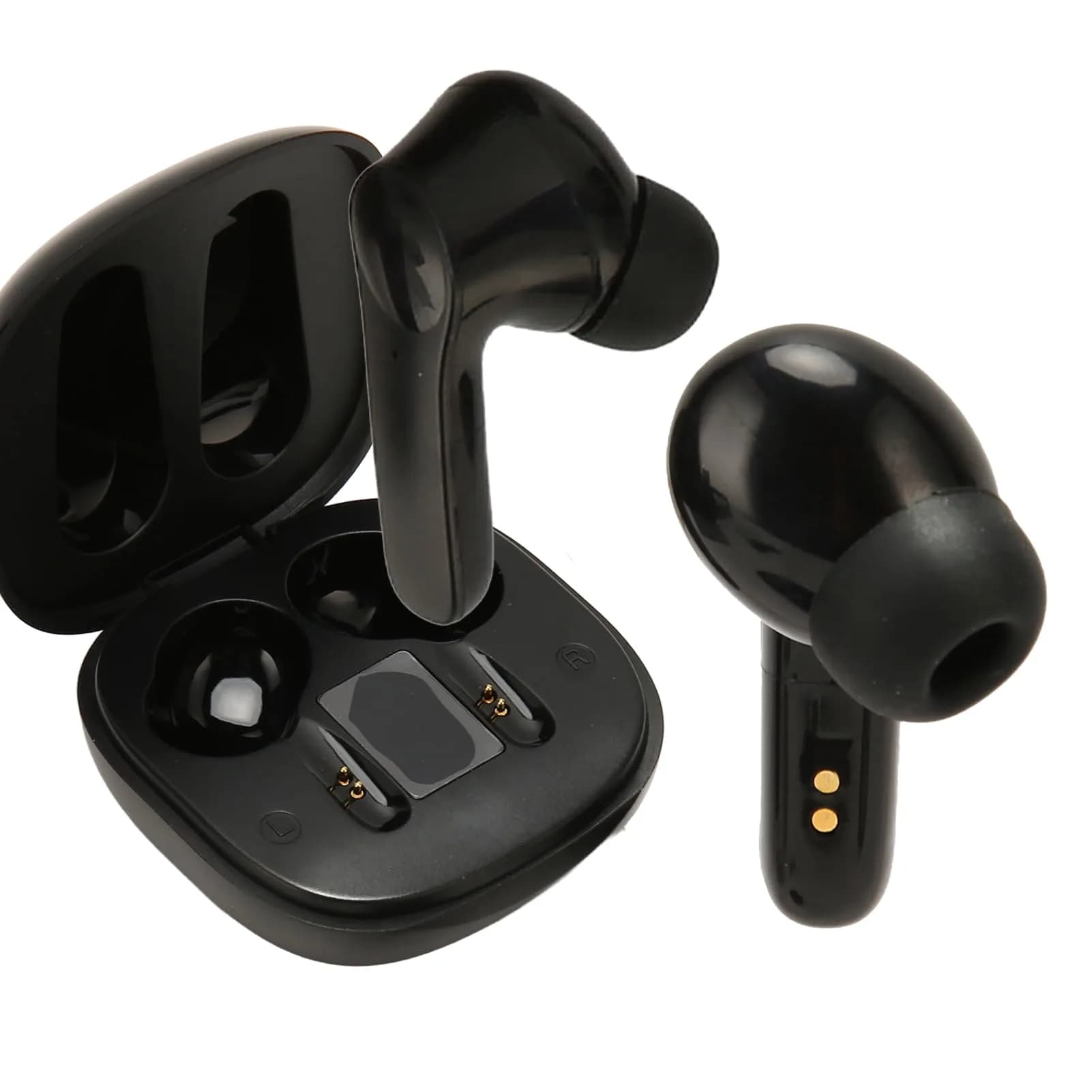 Yunir Translator Earbuds Bluetooth 74 Languages 70 Accents Real Time Simultaneous Translation with Charging Case | Black — Black