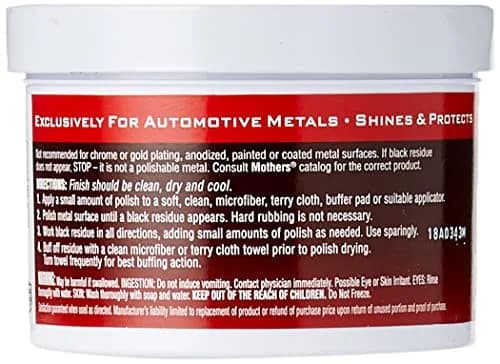 Mothers Mag & Aluminum Polish 20 oz (2 x 10 oz) | Brilliant Shine for All Metals thumbnail 2