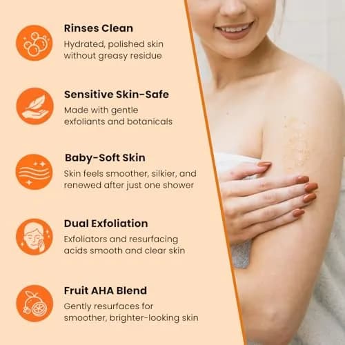 Yu-Be Foaming Skin Polish (Trio): Gentle Japanese Rice Exfoliant to Smooth Dry, Rough Skin | Face & Body Scrub | Nourishes Skin with Ginger Root, Green Tea, & Geranium Oil - 6.75 fl oz x 3 thumbnail 3