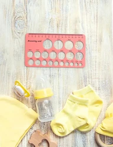 Bjabtan Wearable Breast Pump Bag with Nipple Ruler & Tray | Yellow, Holds 2 Pumps thumbnail 4