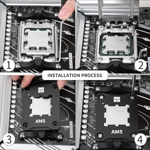 Thermalright ASF Black V2 AM5 CPU Holder | Corrective Anti-Bending Fixing Frame for AMD AM5 Socket thumbnail 7