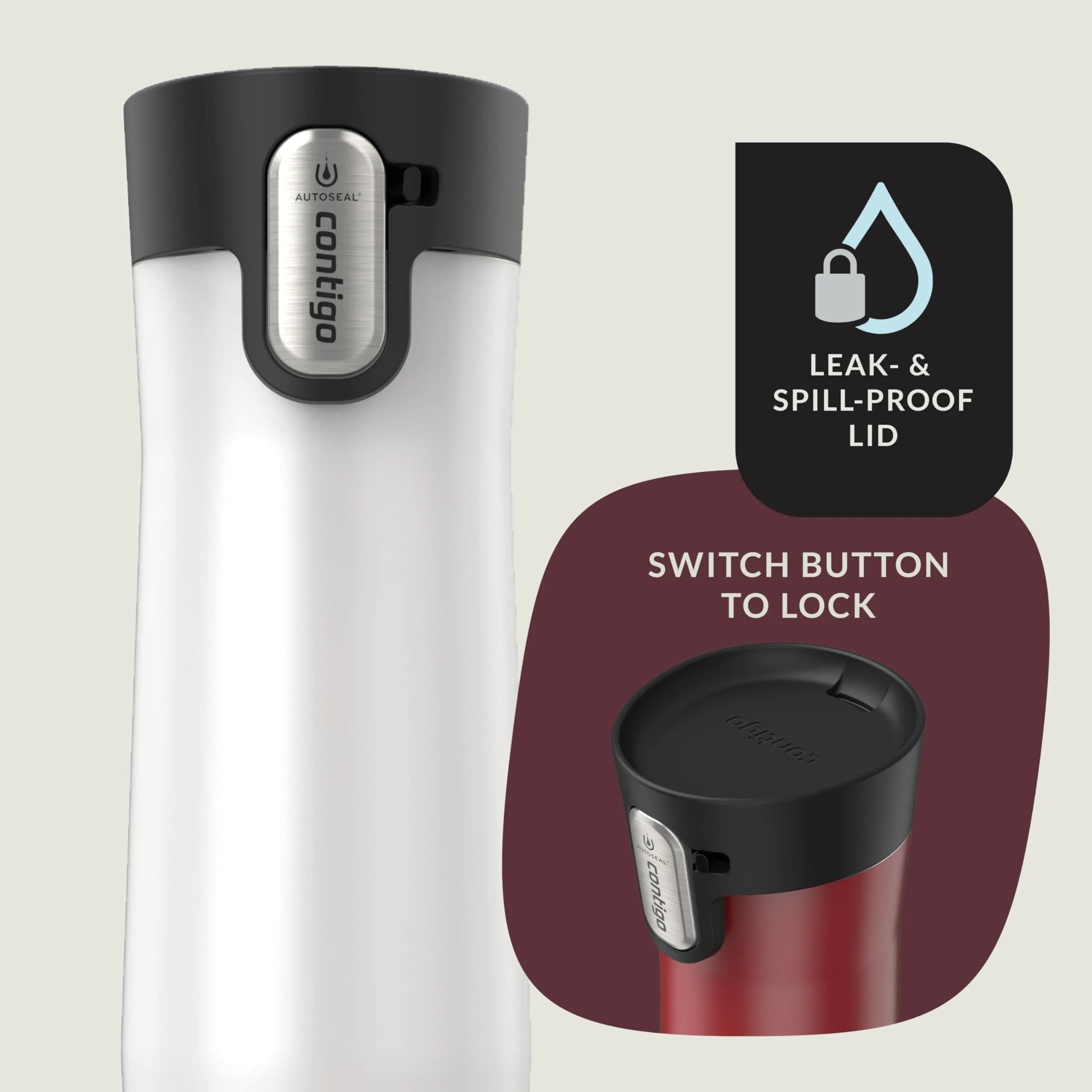 Contigo West Loop 20 oz Thermos Vacuum-Insulated Stainless Steel Travel Mug 2 Pack thumbnail 3