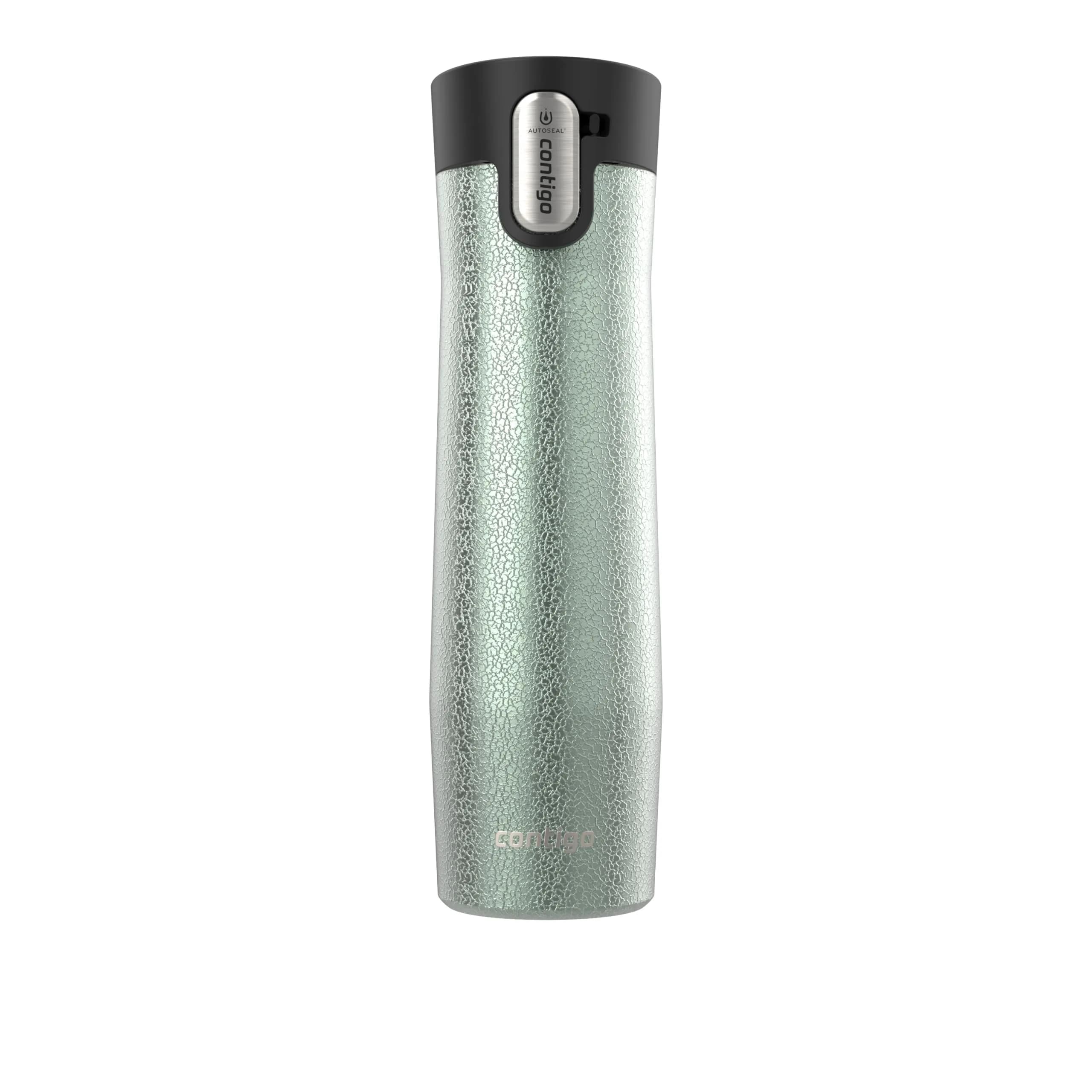 Contigo AUTOSEAL West Loop Vacuum-Insulated Stainless Steel Travel Mug 710ml (24 oz) Crystal Agave | Keeps Drinks Hot 16 Hrs, Cold 32 Hrs
