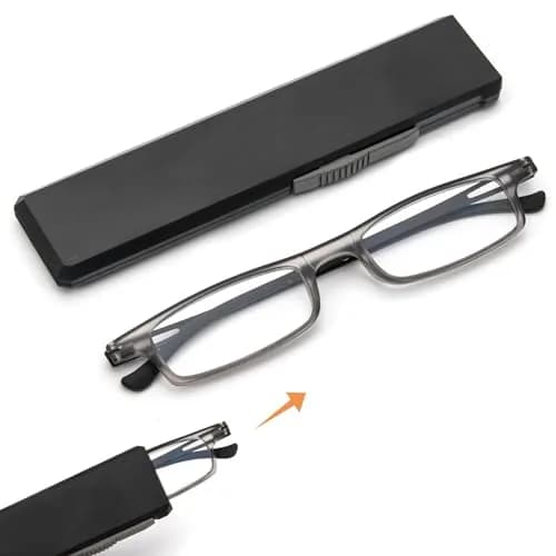 REAVEE Folding Reading Glasses for Men Women +2.0 | Ultra Thin Blue Light Blocking thumbnail 1