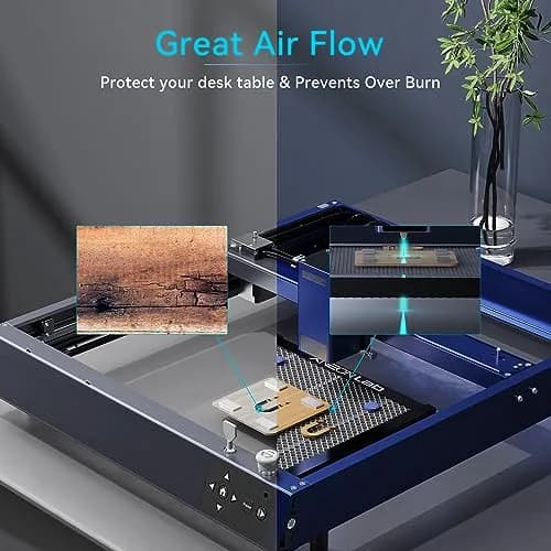XNEONLab Honeycomb Laser Bed 400x400mm (15.75x15.75in) | Aluminum Panel for Laser Engravers thumbnail 4
