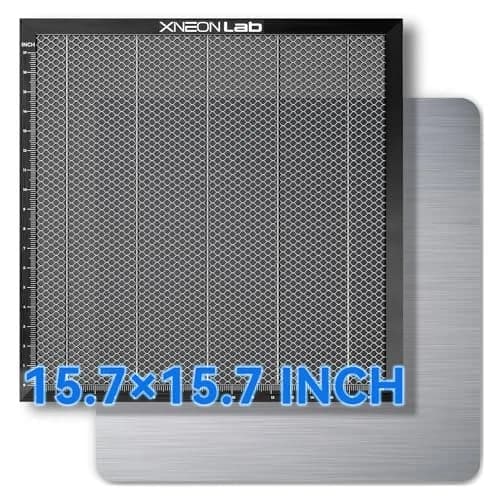 XNEONLab Honeycomb Laser Bed 400x400mm (15.75x15.75in) | Aluminum Panel for Laser Engravers thumbnail 1