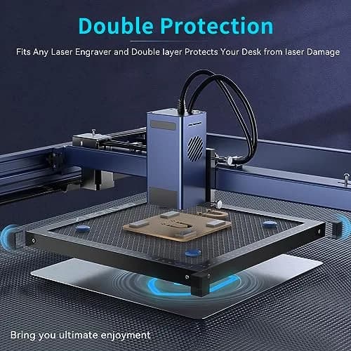 XNEONLab Honeycomb Laser Bed 400x400mm (15.75x15.75in) | Aluminum Panel for Laser Engravers thumbnail 3