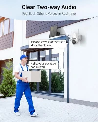 Techage Wireless Outdoor Security Camera 2K | Full-Color Night Vision, Solar Powered, IP66 Waterproof thumbnail 7