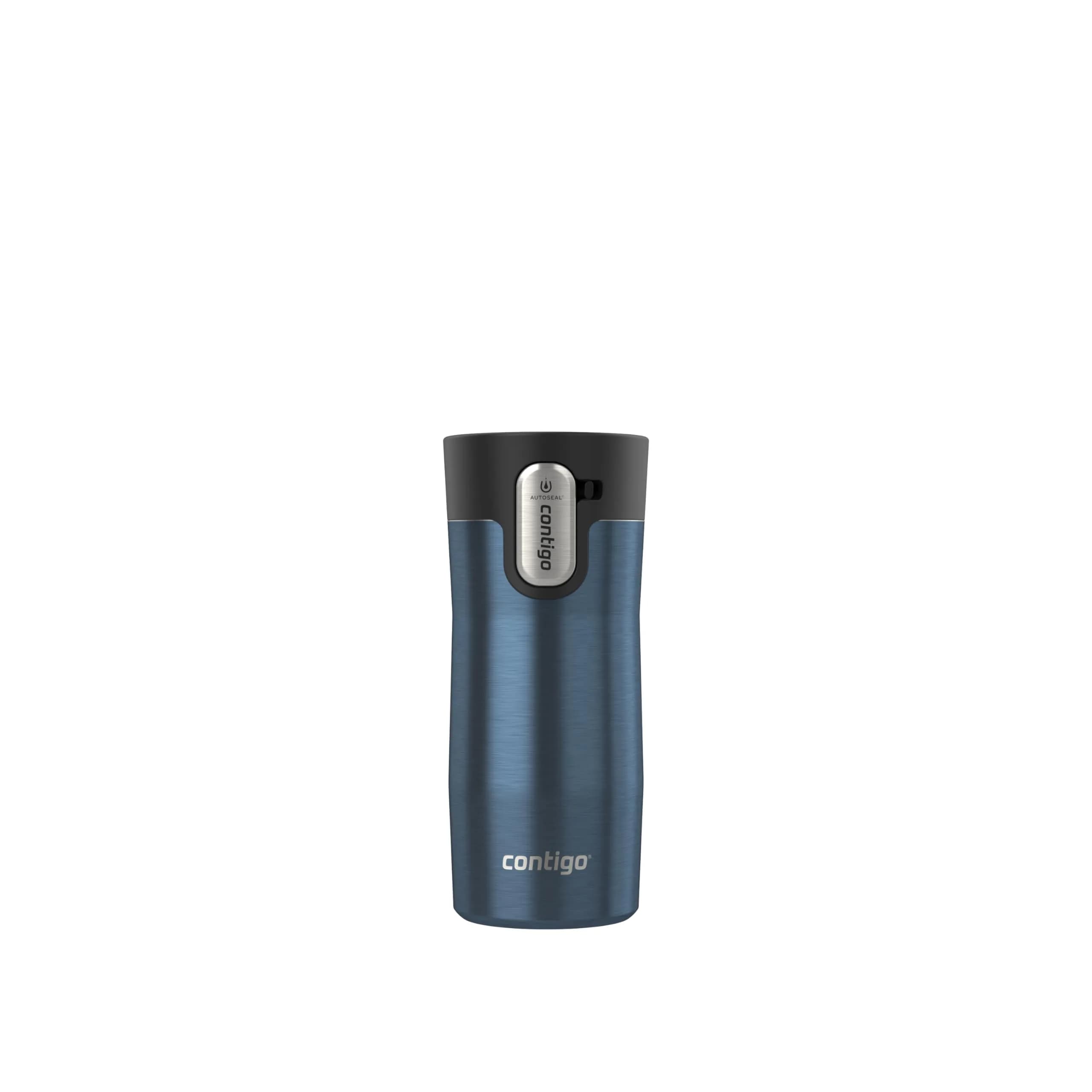 Contigo Autoseal West Loop Vacuum-Insulated Travel Mug 355ml (12oz) Blueberry | Keeps Drinks Hot 8 Hours or Cold 16 Hours — Blueberry