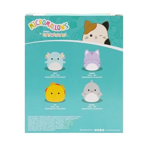 Squishmallows Micromallows 4-Pack Micro Plush Toys | Tiny Animal Friends for Kids thumbnail 7