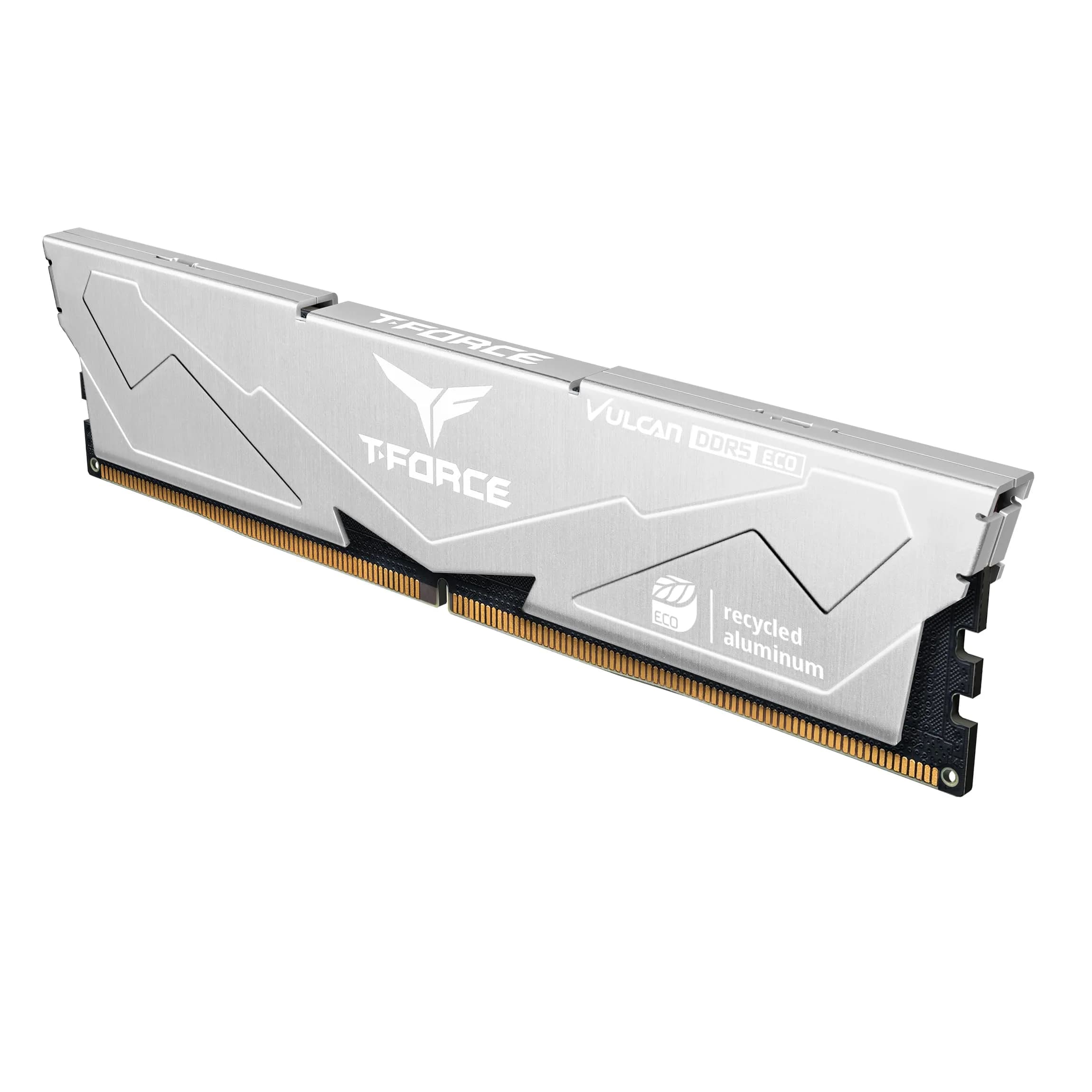 TEAMGROUP T-Force Vulcan ECO DDR5 32GB (2x16GB) 6000MHz CL38 Desktop Memory Module Ram | 7.5mm x 32.7mm x 140mm - view 3