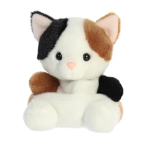 Aurora Palm Pals Peebs Calico Cat Plush 13cm (5") | Soft, Collectible Toy for Kids thumbnail 6