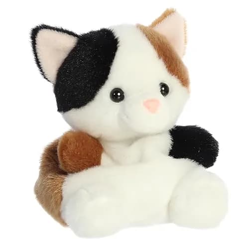 Aurora Palm Pals Peebs Calico Cat Plush 13cm (5") | Soft, Collectible Toy for Kids thumbnail 3
