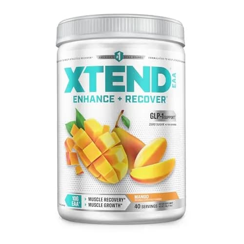 Xtend EAA + BCAA Powder with 10g EAAs, Mango, 11.6 Ounce | Sugar-Free Muscle Recovery & Growth thumbnail 1