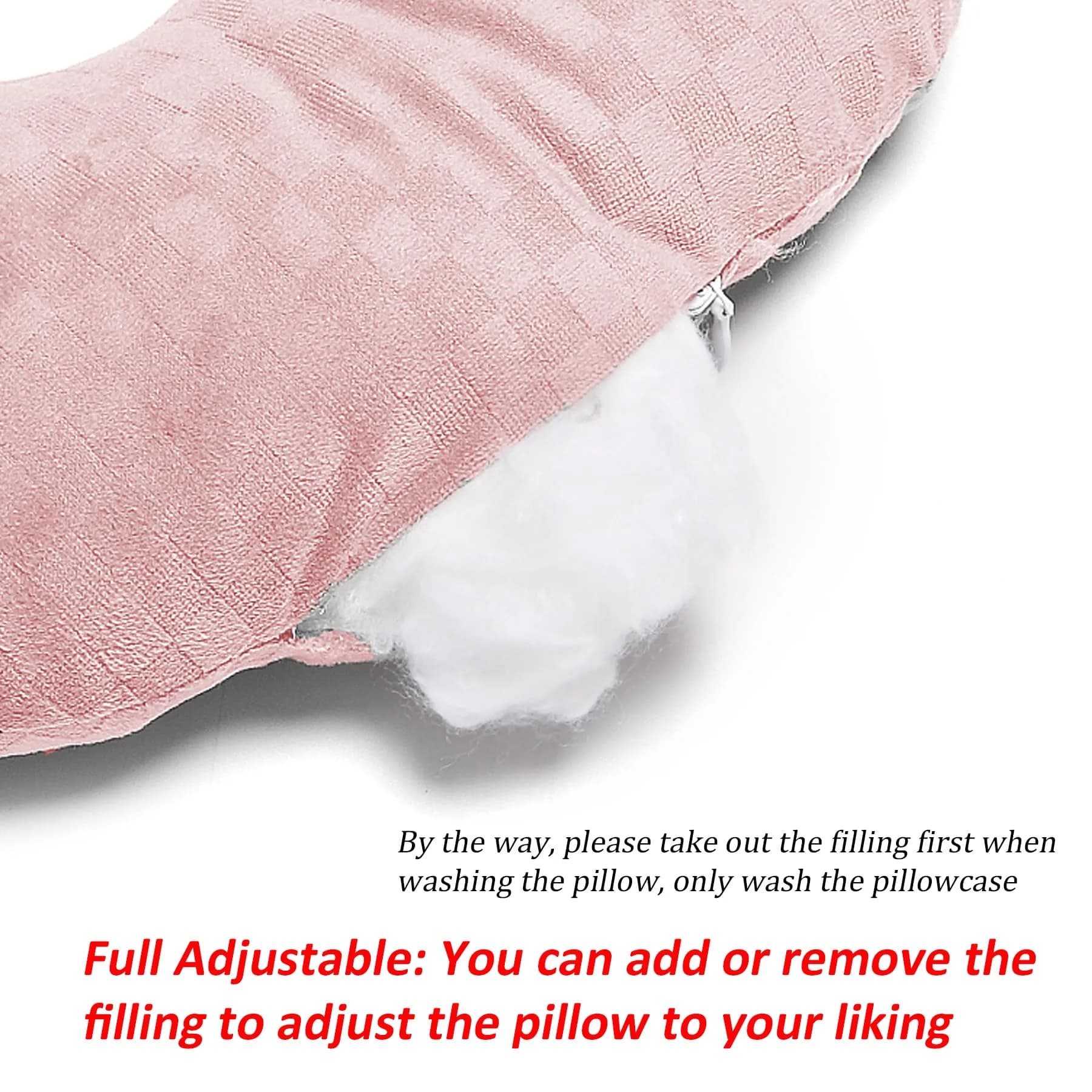 Wuronsa Ear Piercing Pillow with Hole | 22.86cm (9") Square - view 6
