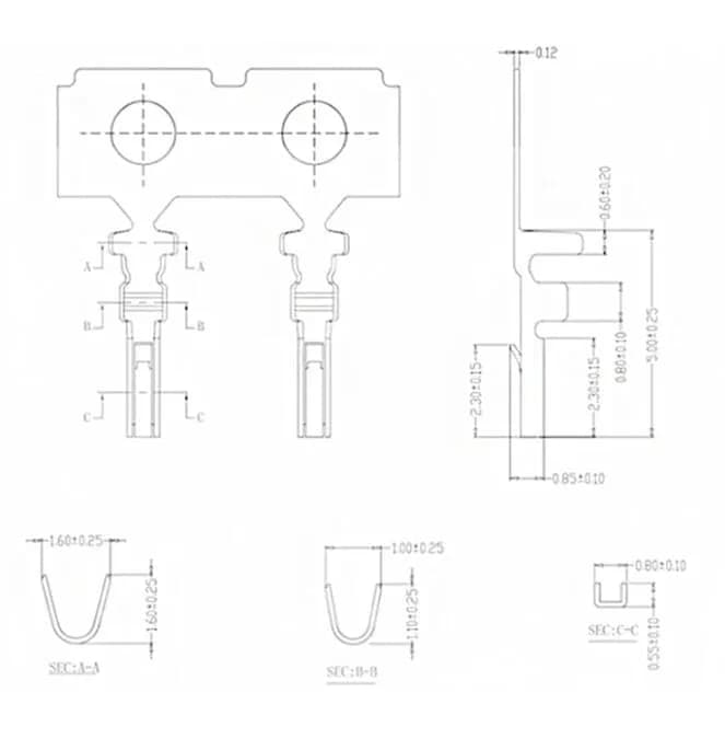 Teansic JST GH 1.25mm Connector Kit, 580 PCS | 2-10 Pin Housing & Terminals thumbnail 4