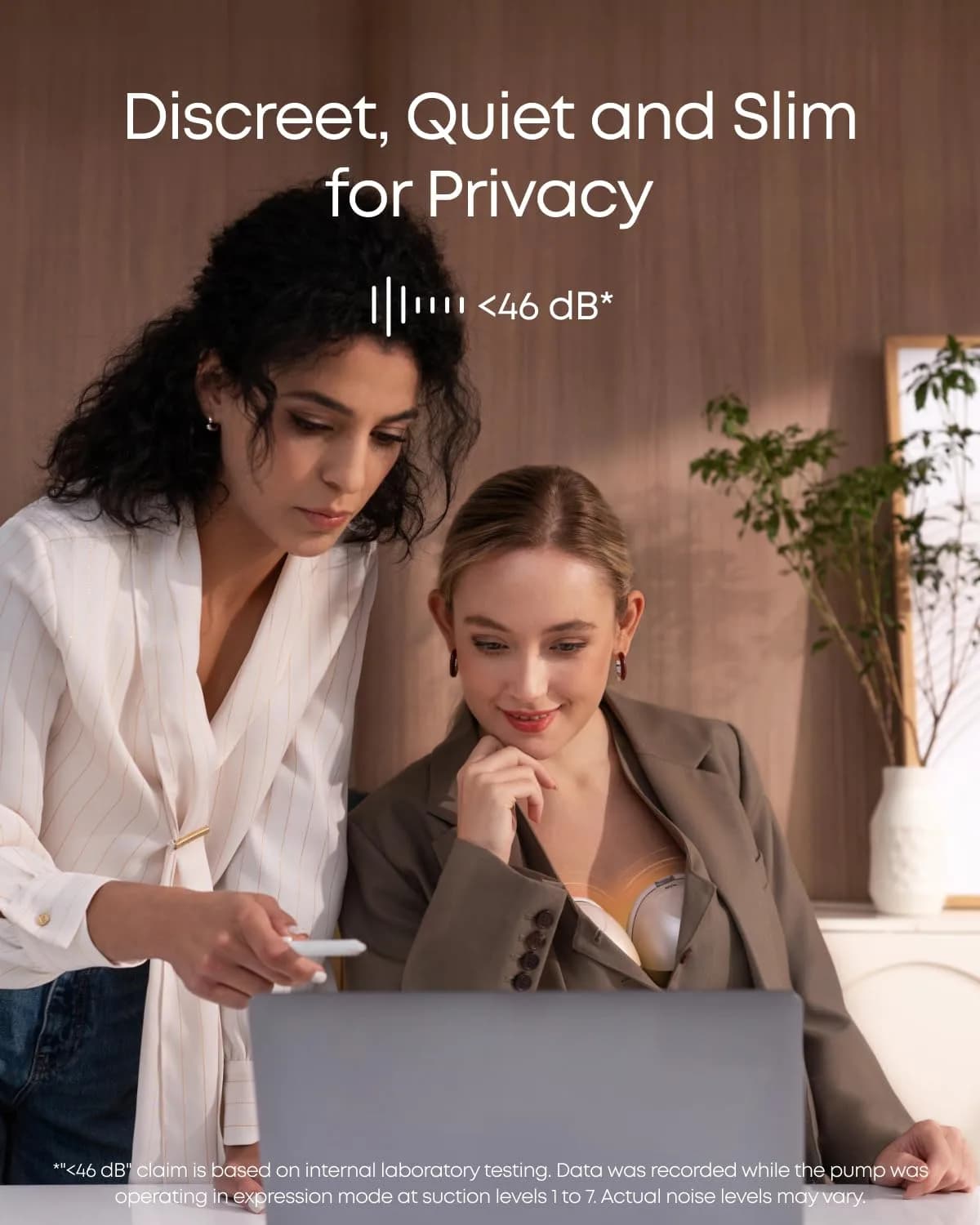 eufy Security Heated Wearable Breast Pump S1 with HeatFlow Technology | 300 mmHg Suction, 46 dB Quiet, BPA-Free - view 6