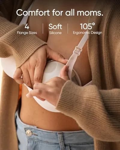 eufy Security Heated Wearable Breast Pump S1 with HeatFlow Technology | 300 mmHg Suction, 46 dB Quiet, BPA-Free thumbnail 7