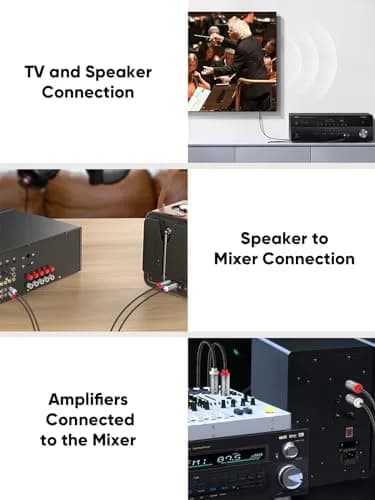 CableCreation Dual 1/4 inch TS to Dual RCA Stereo Audio Interconnect Cable 3FT | Broad Compatibility, Pure Sound, 24-Month Warranty thumbnail 7