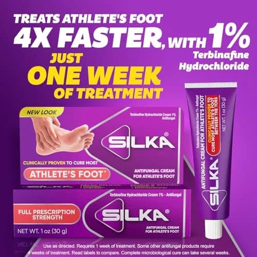 Silka Emergency Foot Care Kit, 3 Count | Fast Relief for Athlete's Foot & Ringworm thumbnail 3