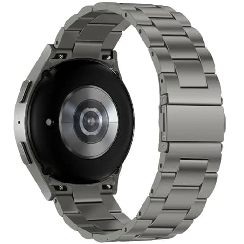 Anlinser Titanium Metal Watch Band for Samsung Galaxy Watch 7/6/5/4/FE 40mm 44mm | Adjustable Stainless Steel Strap thumbnail 2