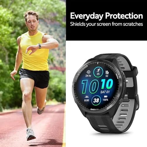 ArmorSuit 6 Pack Garmin Forerunner 965 (47mm) Screen Protector MilitaryShield HD Clear TPU Film thumbnail 3