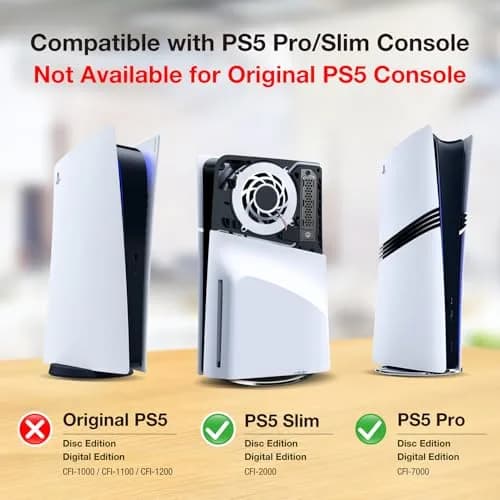GRAUGEAR Black Metal Heat Dissipation Cover for PS5 Pro/Slim M.2 SSD Expansion Slot | Cooling and Dust Proof (15g) thumbnail 3